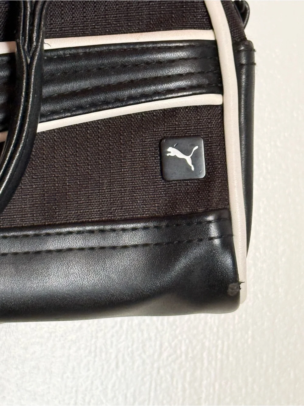 PUMA Black Crossbody Duffel-Style mini Bag
